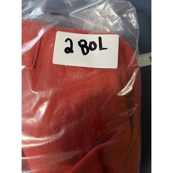 Old Navy Linen Blend Button-Down Shirt Dress L Lagenlook Beachy Boho Resort - Picture 9 of 9